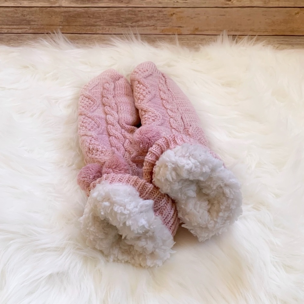 UGG Pom Pom Fleece Lined Cozy Socks - Picture 4 of 4